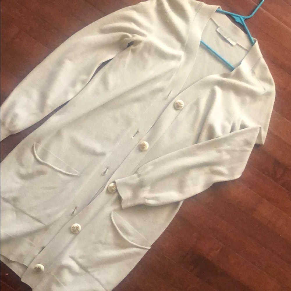 Stella McCartney Cream Sweater, Gold buttons